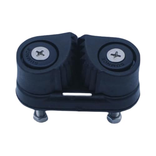 Rope Cam Cleat – Nylon Boat Cam Cleat Lightweight Black, Portable Marine Accessories for Sailing | Pilates Reformer Equipment fprr Small SAILBOT, Rigging Watercraft Tie Down Outdoor Setup Use