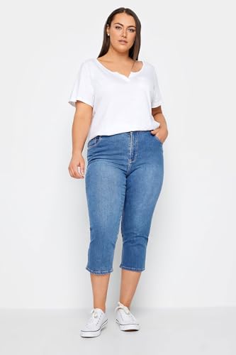 EVANS Women's Denim Love Crops2