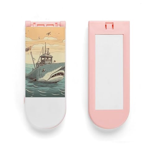 Support de téléphone portable lumière à selfie Requin d'été rechargeable pour vlog nomade