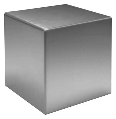 Cubo Di Tungsteno Puro 99,99%，Blocco Metallo Ad Alta Densità 5-30mm，Collezione Elementi，Regalo DIY，Regalo Creativo Scienza Per Insegnanti，Strumento Didattico Scientifico(15x15x15mm)
