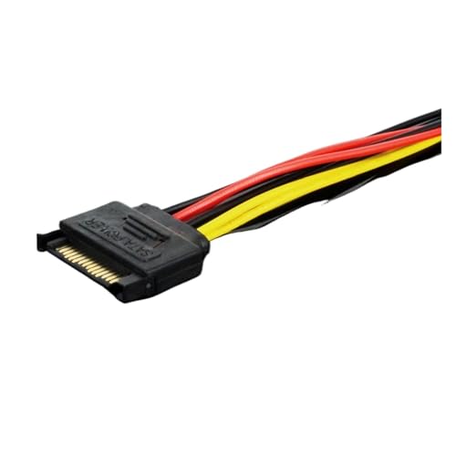 Cable extensor de alimentación SATA macho a IDE 4Pin hembra miniatura 3