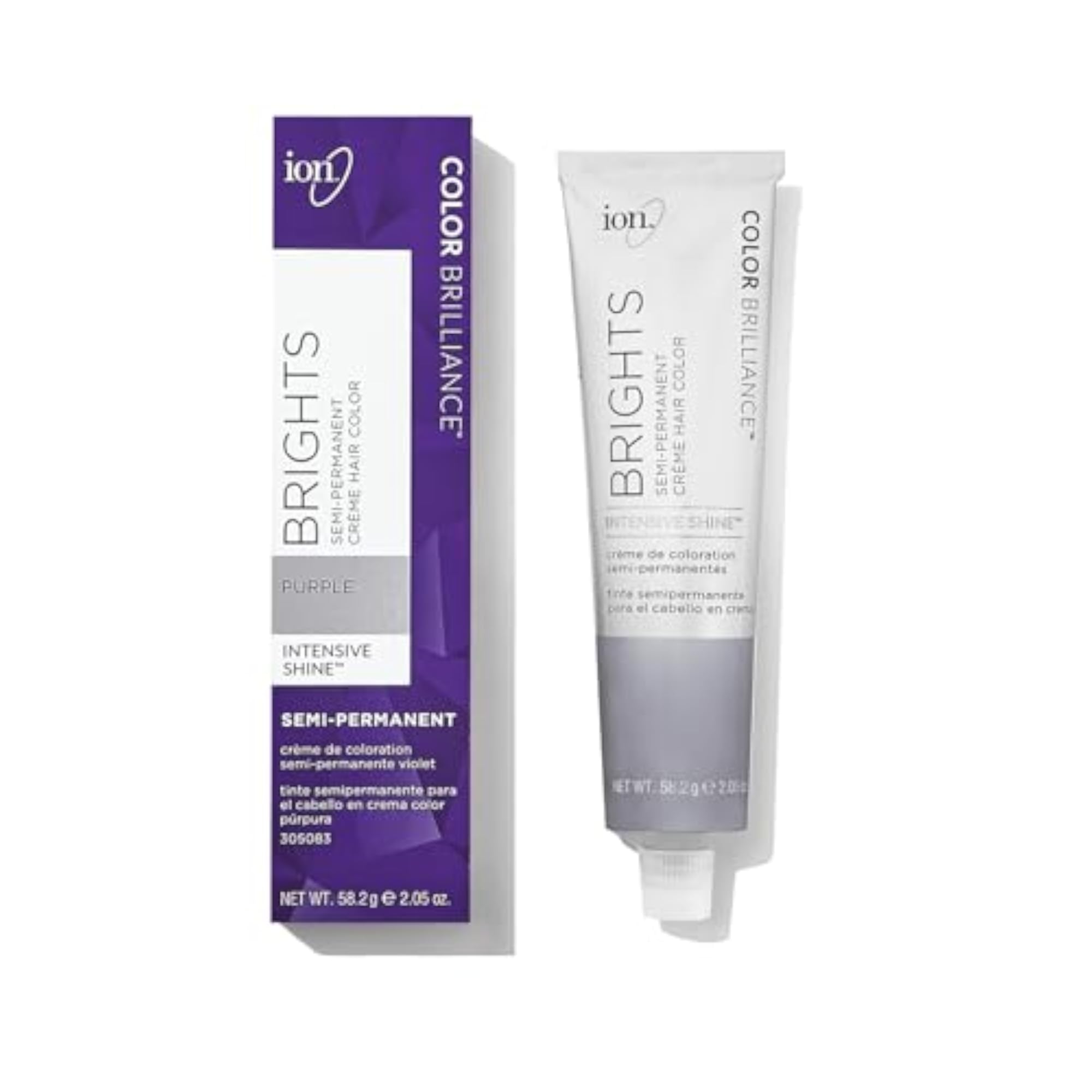 Color Brilliance Brights Semi-Permanent Hair Color Purple