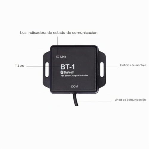 Aplicación móvil función de control de monitoreo inalámbrico BT-1 para paneles solares 3