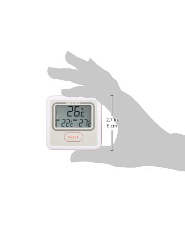 佐藤計量器製作所 冷蔵庫用温度計 PCー3300 ６個セット 佐藤計量器製作所 冷凍冷蔵庫温度計 PC-3310 049-7113300-2 1セット(2