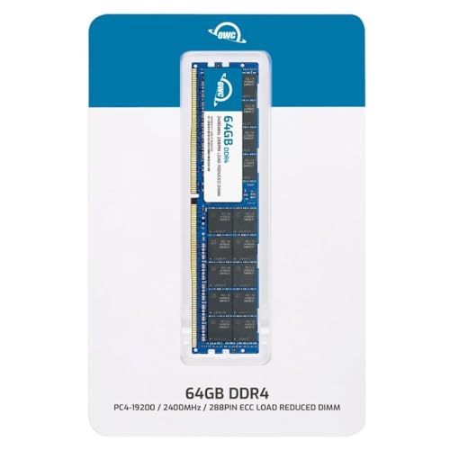 Image of OWC 64GB DDR4 2400MHz PC4-19200 CL17 4RX4 ECC Load Reduced LRDIMM 1.2V 288-pin Memory RAM Upgrade for Server