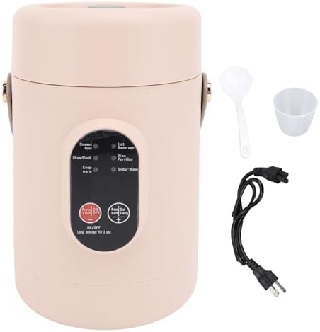 Mini Electric Cooker, Compact Portable Hot Pots Visual Lid for Co...