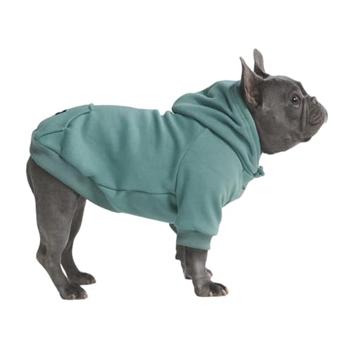 Spark Paws Hunde-Kapuzenpullover – Premium-Qualität, butterweich, hervorragender Komfort und Passform, beruhigende Fleece-Innenseite, geeignet für alle Rassen - Teal - 2XL
