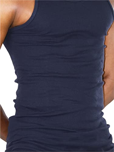 ToBeInStyle Men’s Long Muscle Tank Top Workout A-Shirt