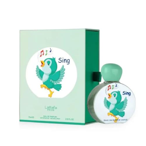 Lattafa Pride Kids Perfume Collection - Eau de Parfum de 75 ml para niños y niñas, fragancia de larga duración – Happy Brush Riders Stop Wait Go Happy Time (Canta - Almizcle floral claro)