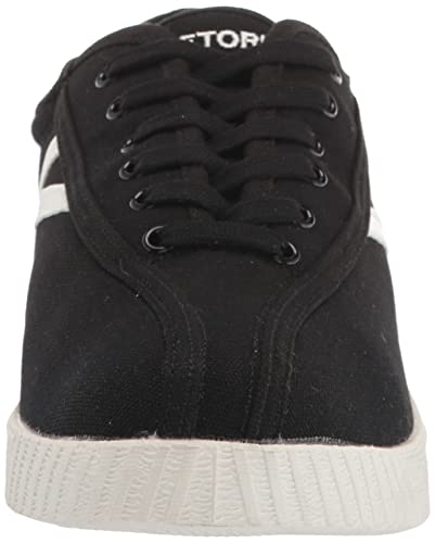 Tretorn Men's Nylite Canvas Sneakers, Black/White, 11 #TOP1