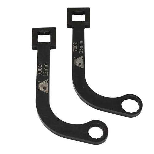 CTA Tools Juego de llaves turbo 7005, 2 piezas de 12 mm y 15 mm, compatible con herramientas Cummins, se adapta a pernos de turbocompresor de 12 mm y 15 mm en motores ISB de 5.9 L y 6.7 L, repuesto