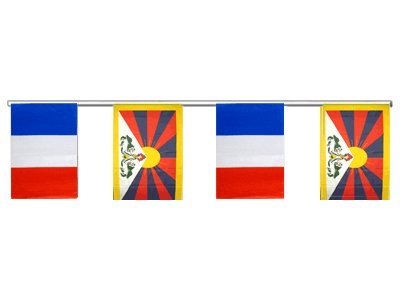 Guirlande France - Tibet Digni de 6 m pour éviter les décors fades