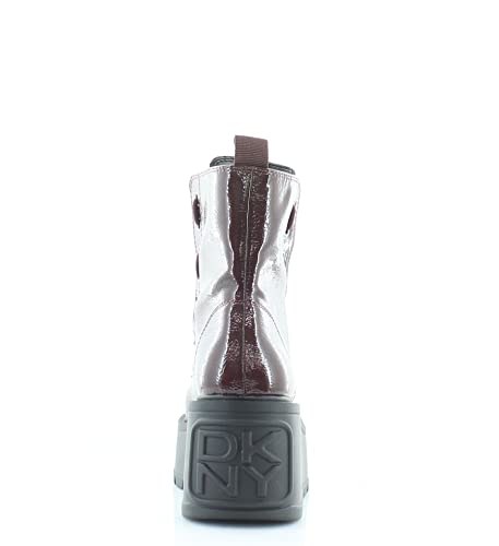 Dkny Women's Bootie Combat Boot, Bordeaux Harli, 6.5 #TOP5