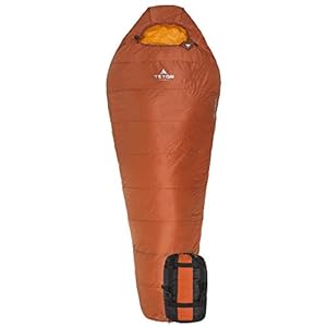 TETON Sports ALTOS, 20 Degree and 0 Degree Sleeping Bag for Adults, Lightweight Warm Mummy Sleeping Bag for Camping, Hiking, Backpacking