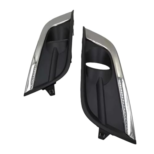 フォグランプトリミングベゼル コレオス用 2017 2018 フロントバンパー フォグランプカバー グリルシェルキャップカバー(Chrome 1 Pair)