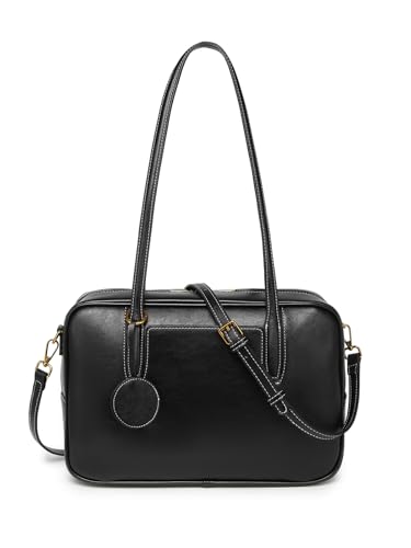 Bolso tote de cuero vegano para mujer miniatura 1