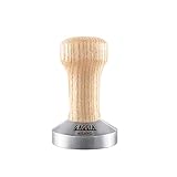planare Druckfläche Gaggia Edelstahl Tamper mit Griff aus Eschenholz 58mm für New Classic