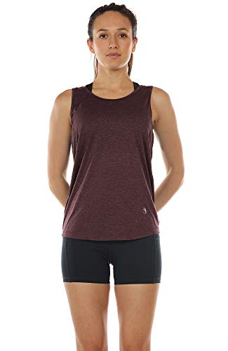 Image of icyzone Workout Tank Tops for Women - Open Back Strappy Athletic Tanks, Yoga Tops, Gym Shirts