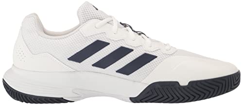 Adidas Men's Gamecourt 2 Tennis Shoe, White/Team Navy Blue/White, 9 #TOP5