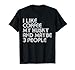 I Like Coffee My Husky And Maybe 3 People Funny Dog Lover T-Shirt