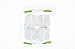Prospera refill pads for Electronics Pulse Massager and OTC Tens Electronic Pulse Massager, FAD approved, pain treatment for neck, shoulder, waist, back, arm and leg