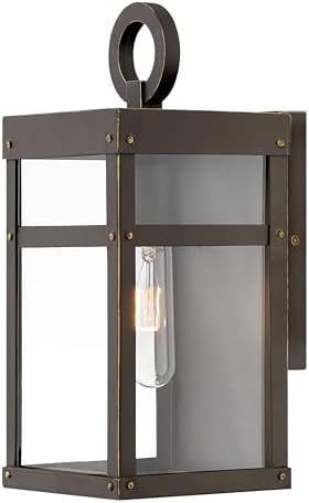 Hinkley Porter One Light 5W Med. LED Outdoor Extra Small Wall Mount Lantern, Oil Rubbed Bronze