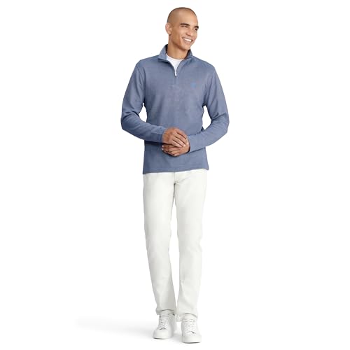 IZOD Men's Performance Comfort Quarter Zip Long Sleeve Shirt3