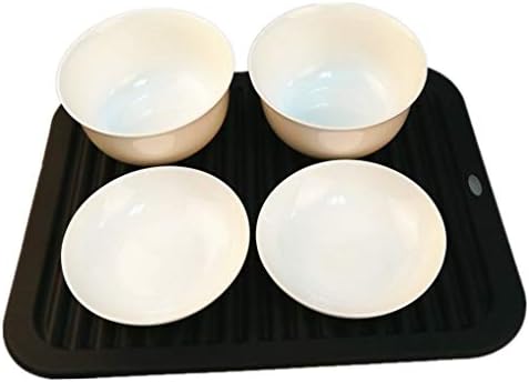 Ovyuzhen Silicone Trivet 2 pack,Big Silicone Pot Holder For Pans and Hot Pots Kitchen Counter Mat,Table Mat Waterproof, Heat Insulation, Non-Slip,Tableware Pad Coasters(9"X12")