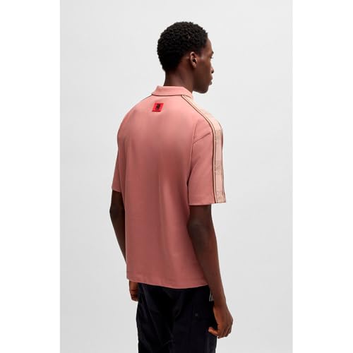 HUGO Men's F1 Rb Logo Taping Polo Shirt2
