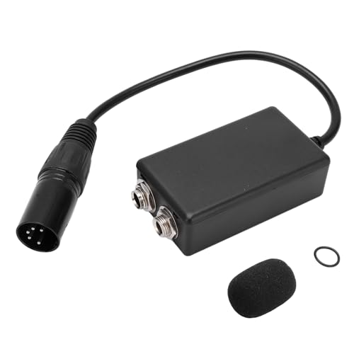 Adaptador para Auriculares de Aviación GA a XLR 5 Pines miniatura 6