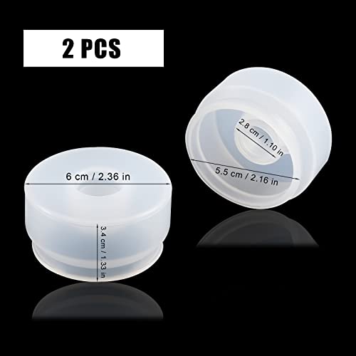 Bouchons de carafe d'eau de 5 gallons en silicone étanches TOYMIS x2 - 3