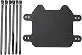 Aramox Mattschwarzes Vorderes Motorrad-Nummernschild für SUR Ron Light Bee Light S X, Aggressives Design, Langlebiges ABS-Material mit Stilvollem Aussehen,
