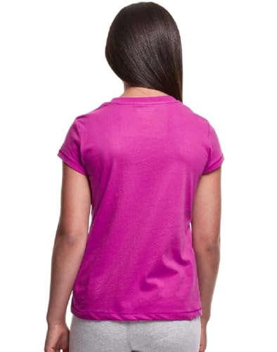 Champion Big Girls' Classic Graphic Tee, Colorblock Logo (Multiple Colors Availiable)3