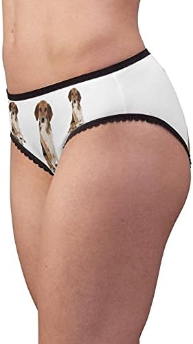 DogsMakeMeHappy Beagle Harrier Panties, Beagle Harrier Underwear, Briefs, Cotton Briefs, Funny Underwear, Panties For Women