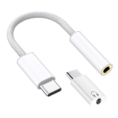 aninako CzWbN ϊ ^Cvc USB-C 2Zbg 3.5mm Ή 3 4 CzϊA_v^[ ʒ/ʘb/yΉ DAC nC] 16bit/48KHzΉ iPhone16C15 V[Y/iPad/Ma