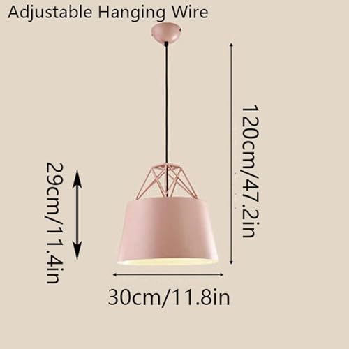 Lámpara de techo colgante de diseño minimalista con base E27 para interiores 5