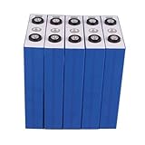 8pcs LiFePO4 Cell 3.2V 100Ah Battery EVE 105Ah Grade A Deep Cycle Lithium Iron Phosphate Rechargeable with QR Code,Screws and Bus Bars,Power Supply for Solar Systems,Golf Cart,Motor,Off Grid