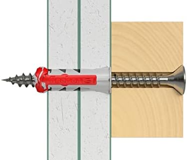 Fischer 544546 Kit Duopower Universal Dowels with Screw, Transparent