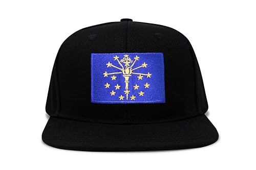 Image of International Tie State Hat for Men and Women, Adjustable Snapback Trucker Baseball Cap with Embroidered Patch
