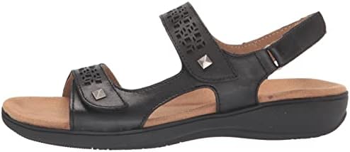 Trotters Women's Romi Sandal, Black Leather, 11 Narrow | Image 7