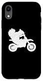 Hülle für iPhone XR Lustiges Eichhörnchen Dirt Bike Motocross Lustiges Dirtbike Eichhörnchen
