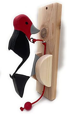 Red-headed woodpecker door knocker