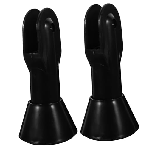 PRETYZOOM 2pcs Adjustable Toilet Partition Support Brackets Plastic Bathroom Partition Fittings for Enhanced Stability and Modern Design Restroom Spaces