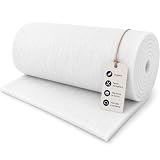 JPstraps Ovatta Imbottitura in Poliestere 50 g/m² 160 cm di Larghezza, Vendita al Metro, M...