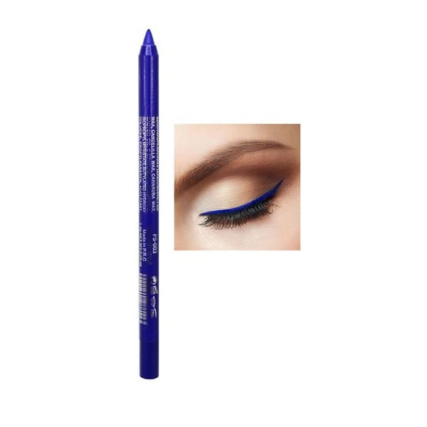 Xiahium 1PC Gel EyeLiner Matte Shimmer Long Lasting Waterproof Strong Pigmented Sumdge-proof Colorful Cat Eye Makeup Pencil