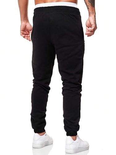 WDIRARA Men's Cross Print Casual Sweatpants Drawstring Waist Jogger Pants Long Pants2