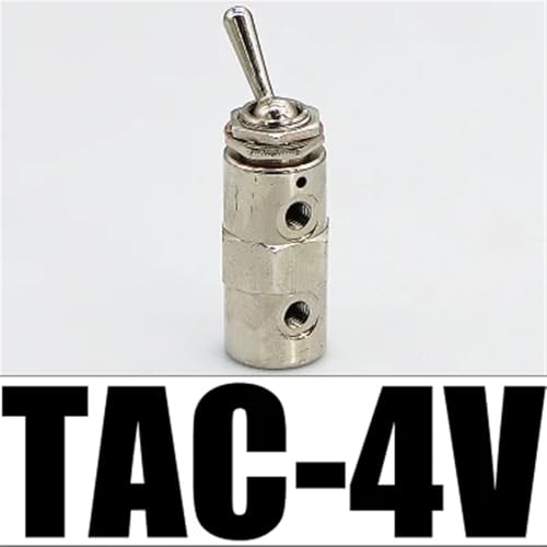 Vanne mécanique TAC-4V pneumatique bouton-poussoir commande air mini - 3