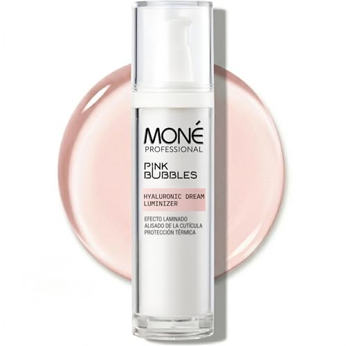 MONÉ PROFESSIONAL Hyaluronic Dream Luminizer   Serum Pelo Seco y Dañado, Reparación, Protector Térmico, Anti Frizz, Potenciador del Brillo, Sin Aclarado, Hyaluronic Acid