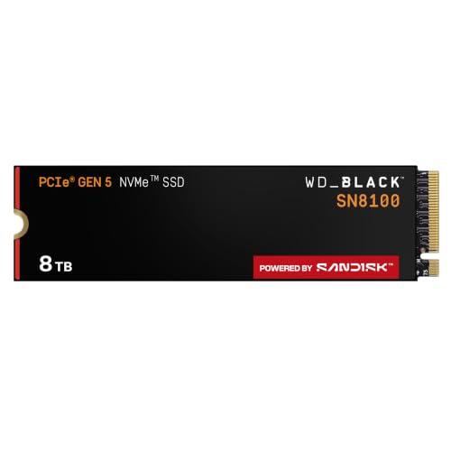 WD SN8100 SSD 8 To interne .2 2280 PCI Express 5.0 x4 NVMe TCG Opal Encryption 2.02 - vue 2