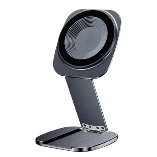 Porte-téléphone magnétique et support pliable rotatif pour bureau ou voiture